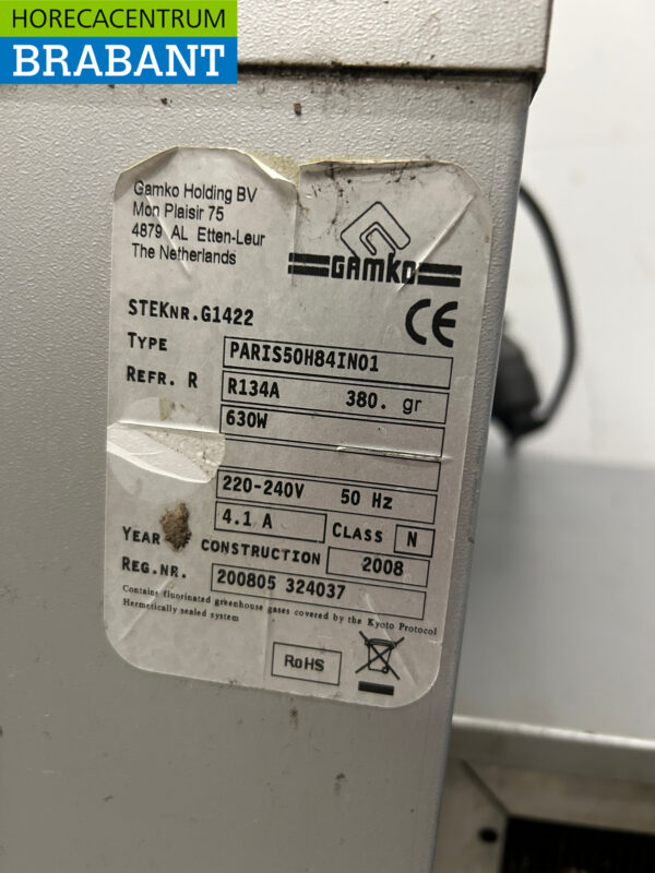 Gamko Refroidisseur de bière Refroidisseur de bain d'eau Refroidisseur rapide 230V Horeca – Image 5