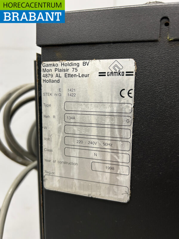 Gamko Refroidisseur de bière Refroidisseur de bain d'eau Refroidisseur rapide 230V Horeca – Image 4