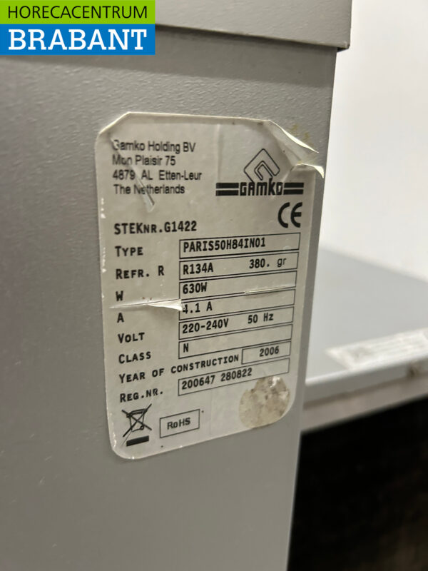 Gamko Refroidisseur de bière Refroidisseur de bain d'eau Refroidisseur rapide 230V Horeca – Image 4