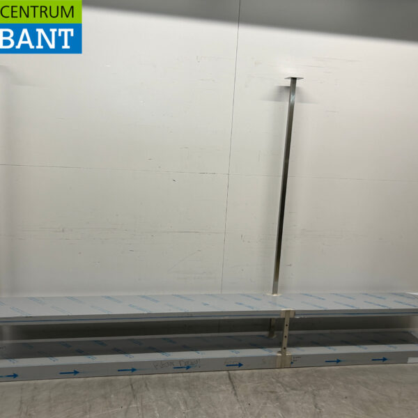 Rack de plafond en acier inoxydable Etagere Bridge 320 x 30 x 197,5 cm Restauration