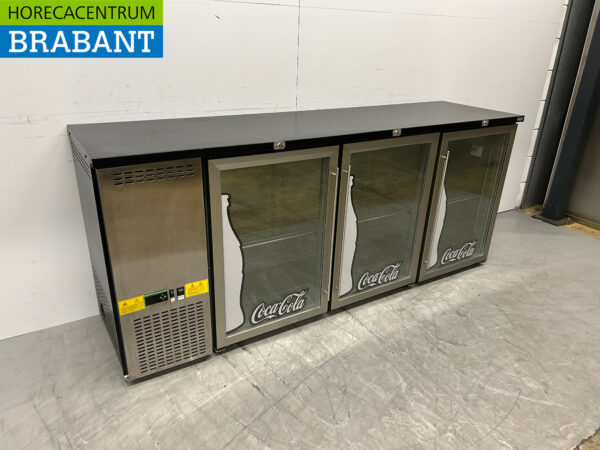 Efficold BBC-3P-N Backbar Bar Cooler 3 portes pliantes en verre 201.5 cm 230V Horeca – Image 3