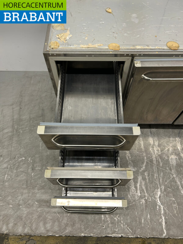 Acier inoxydable Gram Réfrigéré Comptoir 2 portes et 3 tiroirs 172,5 cm 230V Horeca – Image 4
