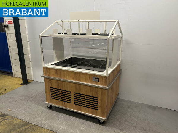 Buffet à salade mobile Refroidisseur de buffet réfrigéré Buffet à salade réfrigéré 230V Horeca – Image 2