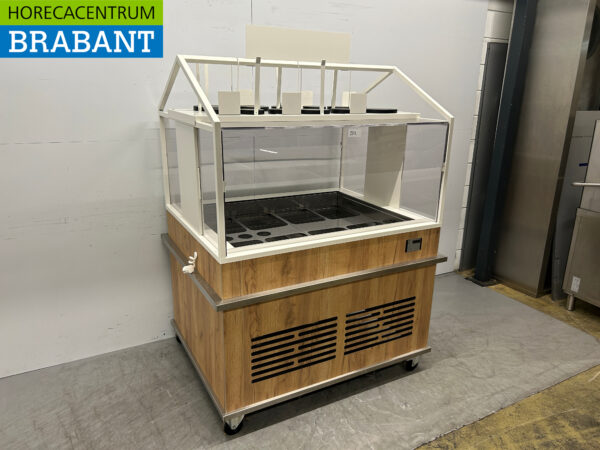 Buffet à salade mobile Refroidisseur de buffet réfrigéré Buffet à salade réfrigéré 230V Horeca – Image 3