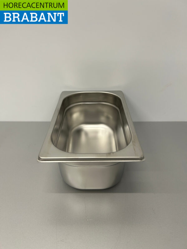 Acier inoxydable Bac GN Gastronorm 1/4 GN Profondeur 100 mm Horeca