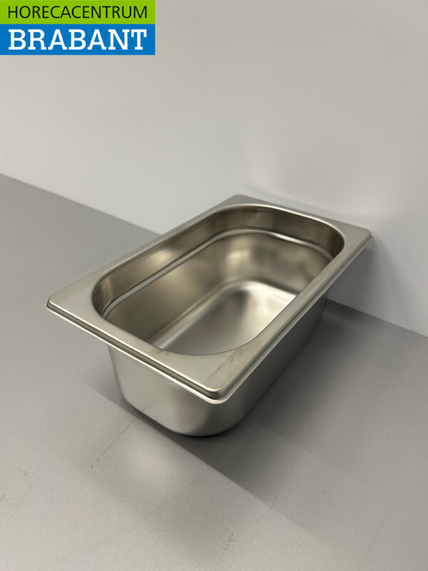 Acier inoxydable Bac GN Gastronorm 1/4 GN Profondeur 100 mm Horeca – Image 3