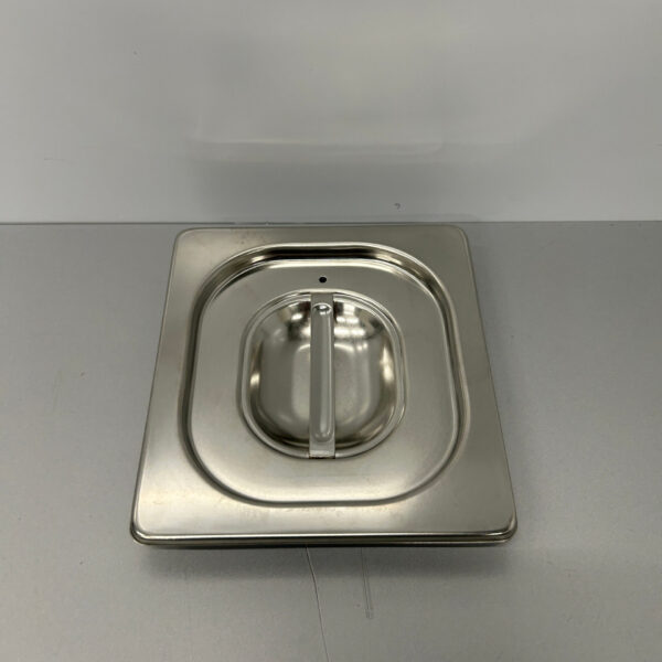 Couvercle Gastronorm en acier inoxydable Couvercle GN 1/6 GN Avec bord d'étanchéité en silicone Restauration