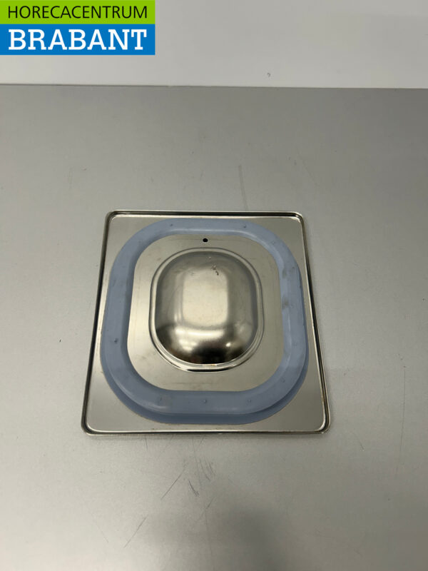 Couvercle Gastronorm en acier inoxydable Couvercle GN 1/6 GN Avec bord d'étanchéité en silicone Restauration – Image 2