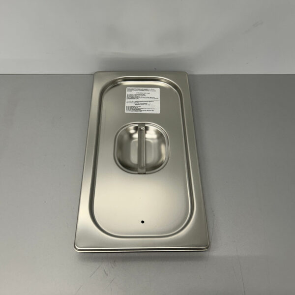 Acier inoxydable Couvercle Gastronorm GN Couvercle 1/3 GN Avec lèvre d'étanchéité en silicone Horeca