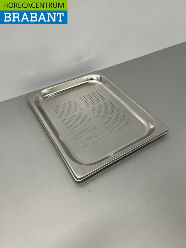 Bac Gastronorm perforé en acier inoxydable Bac GN Bac 1/2 GN Profondeur 20 mm Horeca – Image 2