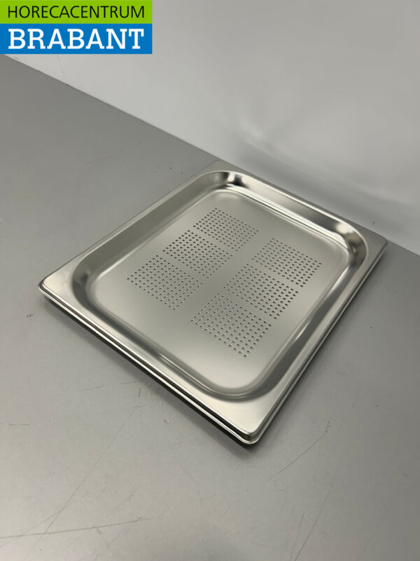 Bac Gastronorm perforé en acier inoxydable Bac GN Bac 1/2 GN Profondeur 20 mm Horeca – Image 3