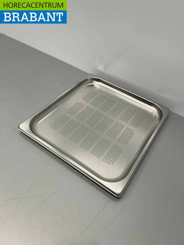 Bac Gastronorm perforé en acier inoxydable Bac GN Bac 2/3 GN Profondeur 20 mm Horeca – Image 3