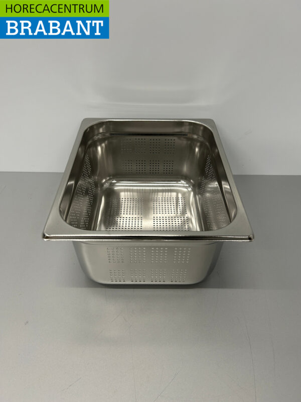 Bac Gastronorm perforé en acier inoxydable Bac GN Bac 1/2 GN Profondeur 150 mm Horeca
