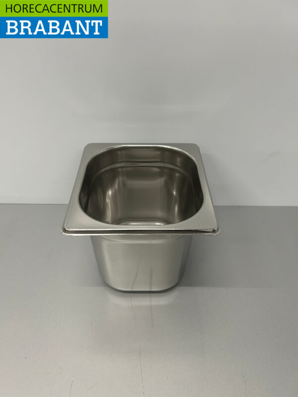 Acier inoxydable Bac GN Gastronorm 1/6 GN Profondeur 150 mm Horeca