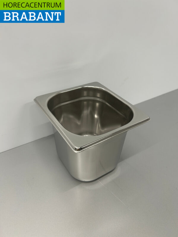Acier inoxydable Bac GN Gastronorm 1/6 GN Profondeur 150 mm Horeca – Image 2
