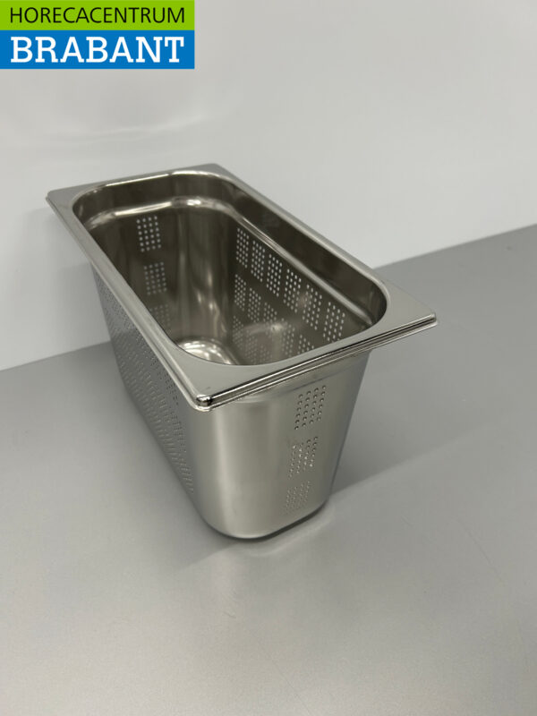 Bac gastronorme perforé en acier inoxydable Bac GN 1/3 GN Profondeur 200 mm Horeca – Image 2