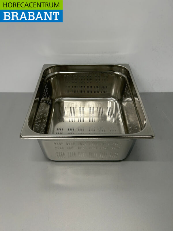 Bac Gastronorm perforé en acier inoxydable Bac GN Bac 2/3 GN Profondeur 150 mm Horeca