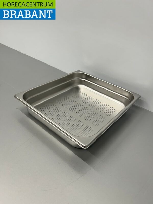 Bac Gastronorm perforé en acier inoxydable Bac GN Bac 2/3 GN Profondeur 65 mm Horeca – Image 3