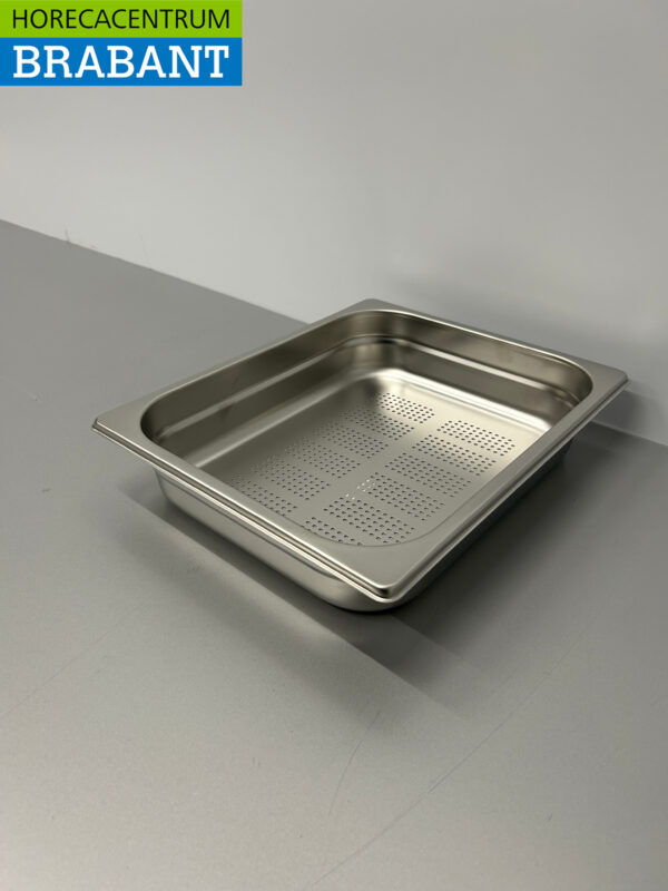 Bac Gastronorm perforé en acier inoxydable Bac GN Bac 1/2 GN Profondeur 65 mm Horeca – Image 2