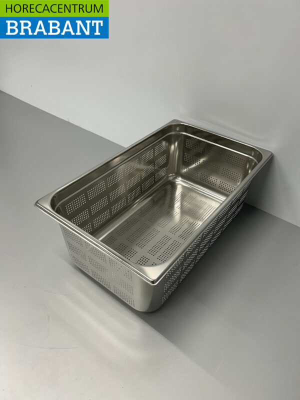 Bac Gastronorm perforé en acier inoxydable Bac GN 1/1 GN Profondeur 200 mm Horeca – Image 2