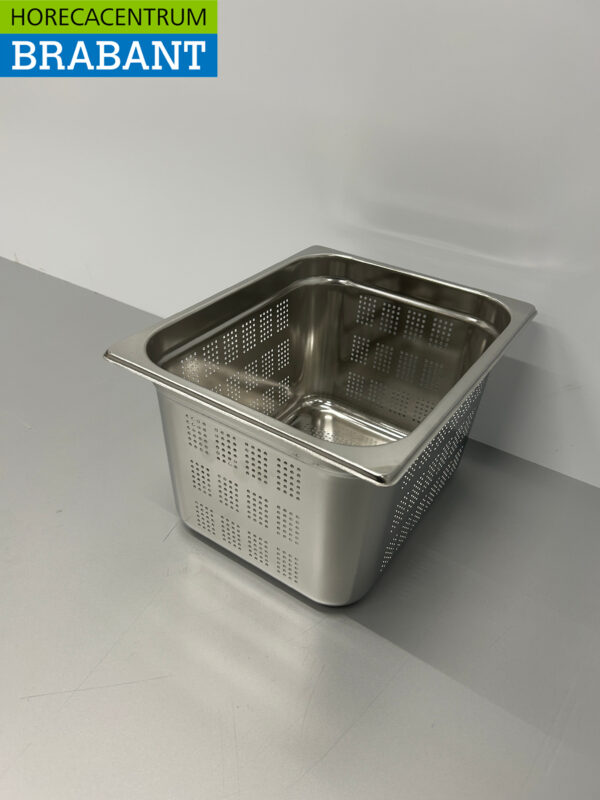 Bac Gastronorm perforé en acier inoxydable Bac GN Bac 1/2 GN Profondeur 200 mm Horeca – Image 2