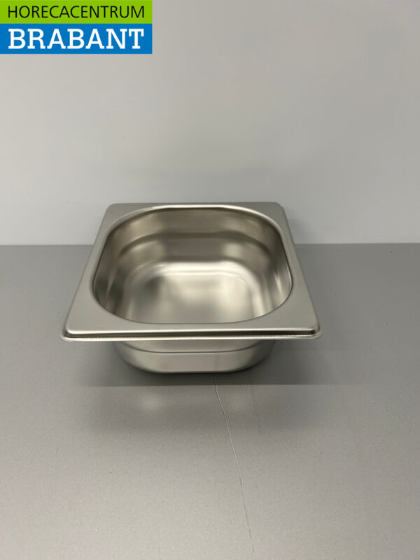 Acier inoxydable Gastronorm Bac GN 1/6 GN Profondeur 65 mm Horeca