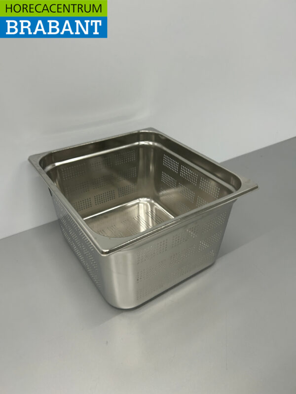 Bac Gastronorm perforé en acier inoxydable Bac GN Bac 2/3 GN Profondeur 200 mm Horeca – Image 2