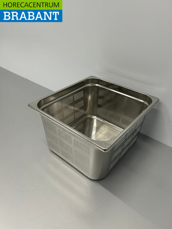 Bac Gastronorm perforé en acier inoxydable Bac GN Bac 2/3 GN Profondeur 200 mm Horeca – Image 3