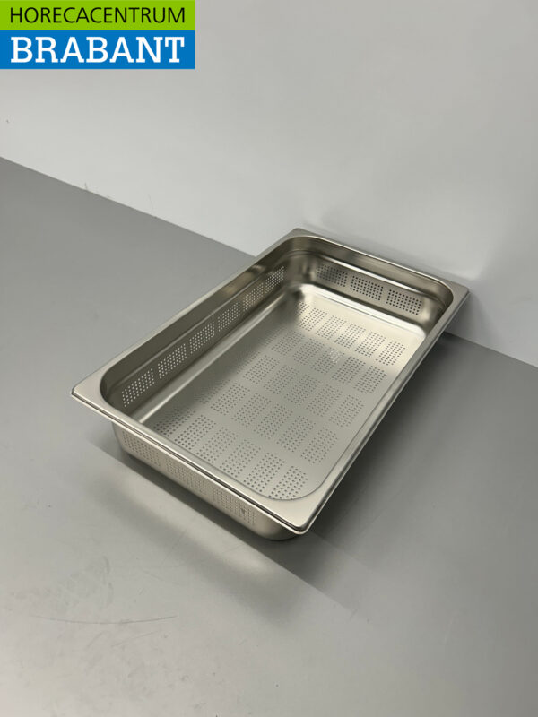 Bac Gastronorm perforé en acier inoxydable Bac GN 1/1 GN Profondeur 100 mm Horeca – Image 2