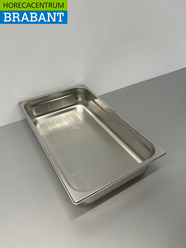 Bac Gastronorm perforé en acier inoxydable Bac GN 1/1 GN Profondeur 100 mm Horeca – Image 3