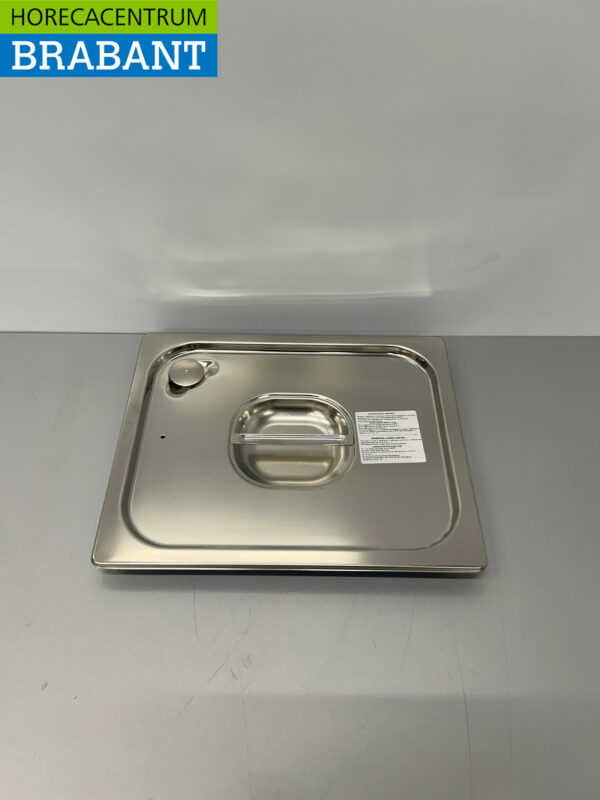 Couvercle Gastronorm GN en acier inoxydable 1/2 GN avec joint d'étanchéité en silicone Restauration