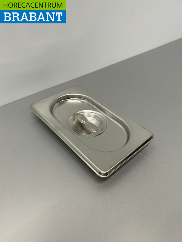 Acier inoxydable Gastronorm GN Couvercle 1/9 GN Horeca – Image 3