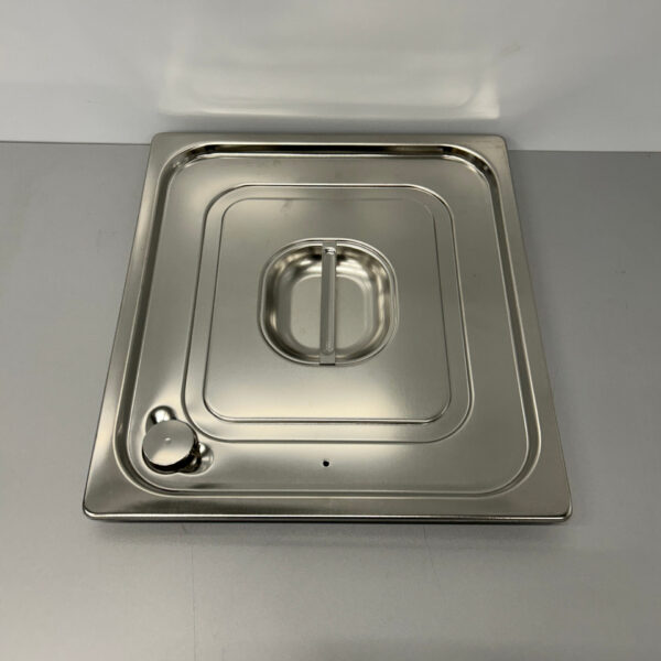 Gastronorm GN en acier inoxydable Couvercle 2/3 GN Avec bord d'étanchéité en silicone Restauration