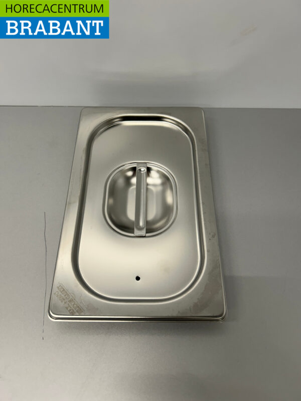 Gastronorm GN en acier inoxydable Couvercle 1/4 GN Avec bord d'étanchéité en silicone Restauration