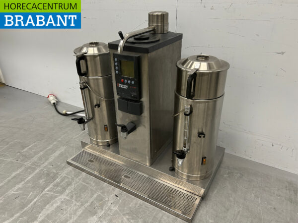 Machine à café double Bravilor Bonamat en acier inoxydable 2 x 5 litres 400V Horeca – Image 2