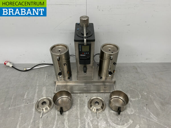 Machine à café double Bravilor Bonamat en acier inoxydable 2 x 5 litres 400V Horeca – Image 4