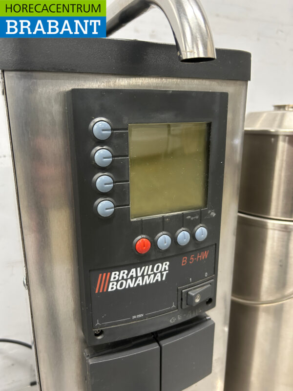 Machine à café double Bravilor Bonamat en acier inoxydable 2 x 5 litres 400V Horeca – Image 5