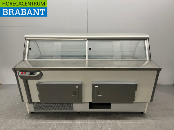 Vitrine réfrigérée Vitrine Snack Vitrine réfrigérée 200 cm 230V Cafétéria Chip shop Catering Catering – Image 4