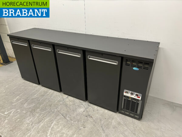 Serrco SCL-2222MU Backbar Bar Cooler 4 portes portes pliantes 220 cm LED 230V Horeca – Image 2