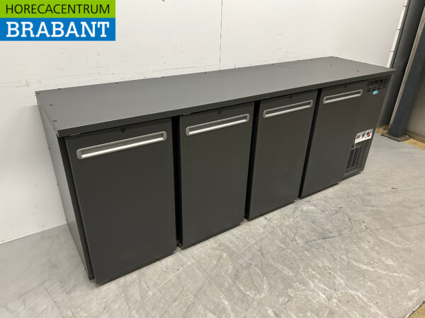 Serrco SCL-2222MU Backbar Bar Cooler 4 portes portes pliantes 220 cm LED 230V Horeca – Image 3