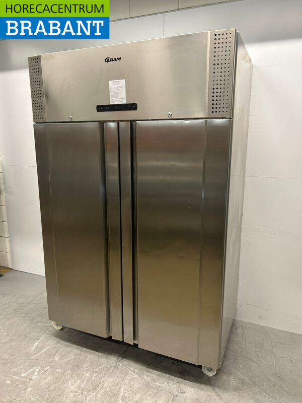 RVS Gram Réfrigérateur à deux portes 1400 litres 230V Horeca – Image 2
