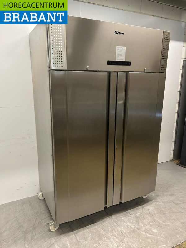 RVS Gram Réfrigérateur à deux portes 1400 litres 230V Horeca – Image 3