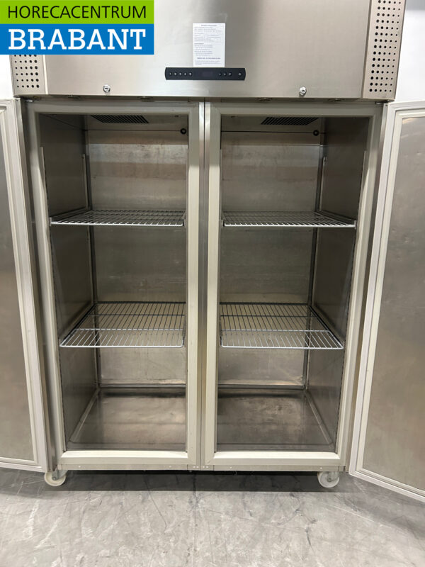 RVS Gram Réfrigérateur à deux portes 1400 litres 230V Horeca – Image 4