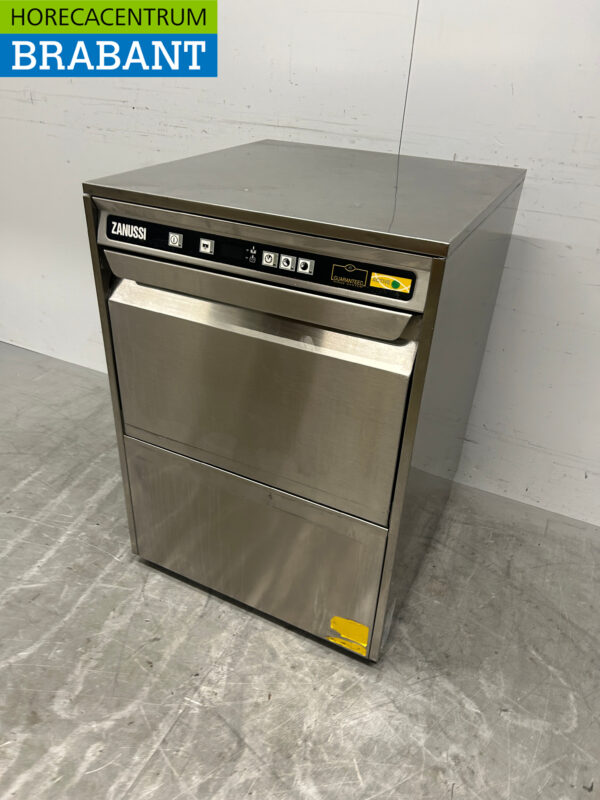 Lave-vaisselle Zanussi Zucai en acier inoxydable Chargement frontal 400V Horeca – Image 2