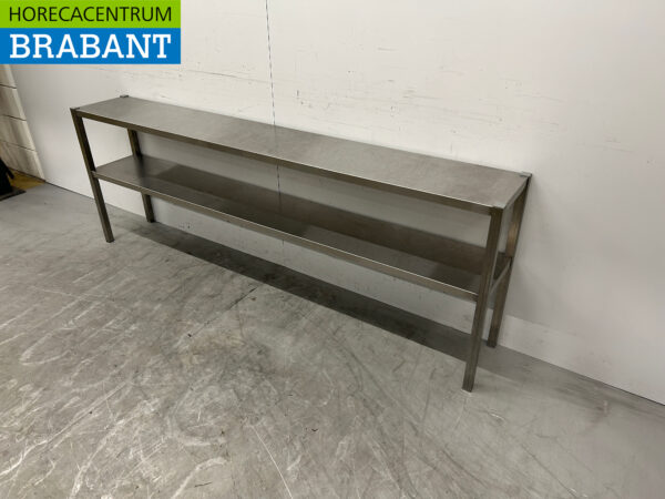 Pont double en acier inoxydable 200 x 30 x 70,5 cm Restauration – Image 2