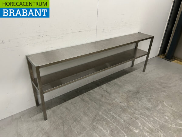 Pont double en acier inoxydable 200 x 30 x 70,5 cm Restauration – Image 3