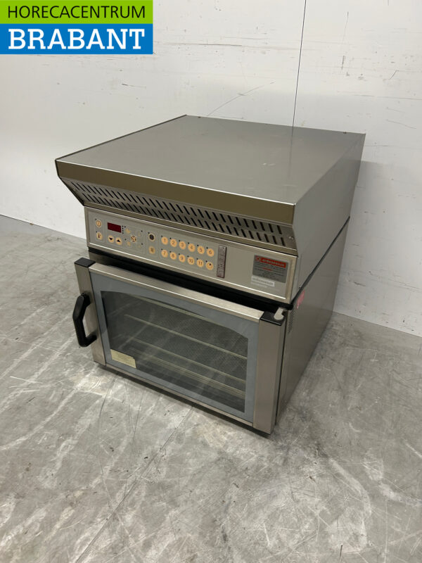 Four à convection en acier inoxydable Steamer Eloma EB30 avec hotte 230V Horeca – Image 3