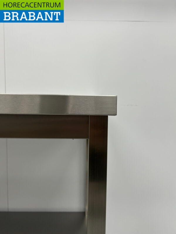Table de travail en acier inoxydable Premium-line 100 x 70 x 85 cm Restauration – Image 4