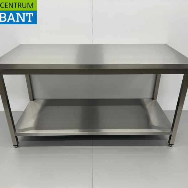 Table de travail en acier inoxydable Premium-line 160 x 70 x 85 cm Restauration