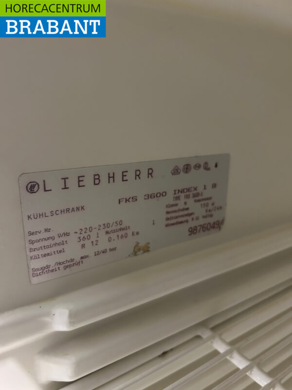 Liebherr Réfrigérateur Refroidissement 360 litres 230V Horeca – Image 5